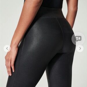 SPANX Glossy Black Leggings